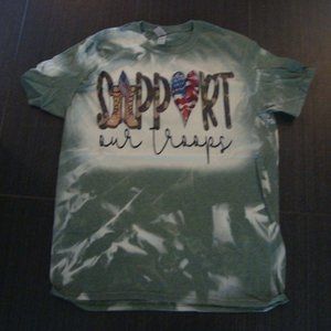 New Gilden "Support Our Troops" T- Shirt size XL